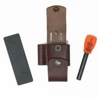 TBS Leather DC4 and Firesteel Pouch - Brown